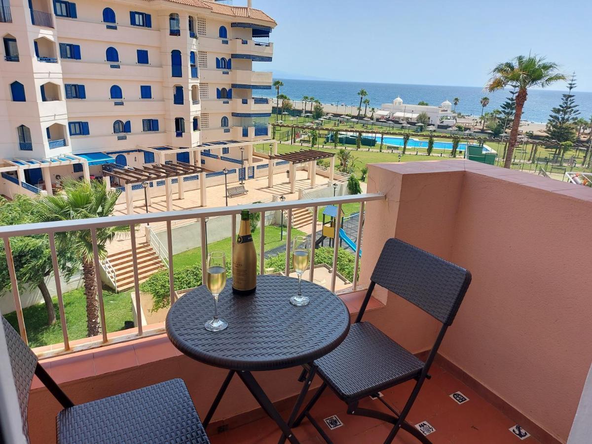 Noria 2, Pied Dans Le Sable, Magnifique Vue Mer, Piscine, Garage, Climatisation San Luis de Sabinillas Ngoại thất bức ảnh