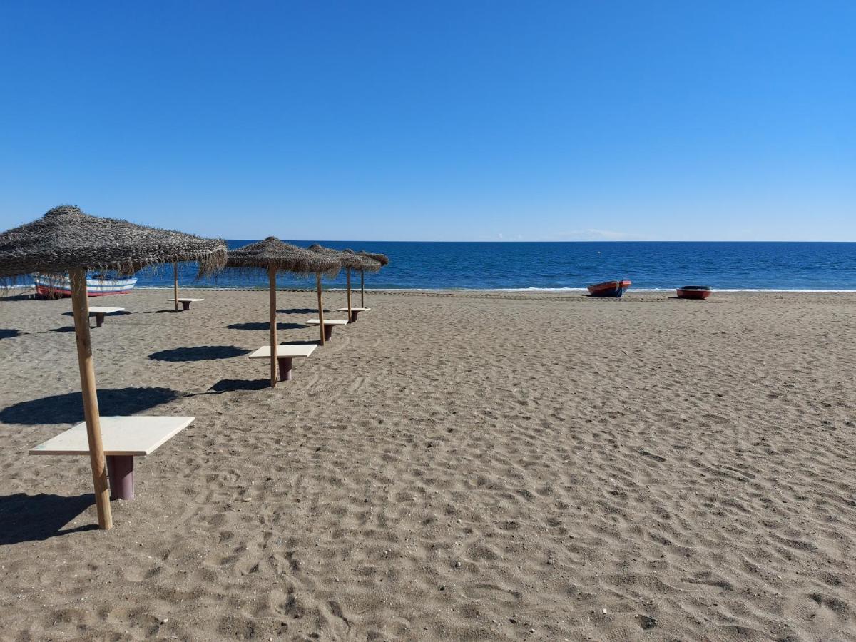 Noria 2, Pied Dans Le Sable, Magnifique Vue Mer, Piscine, Garage, Climatisation San Luis de Sabinillas Ngoại thất bức ảnh