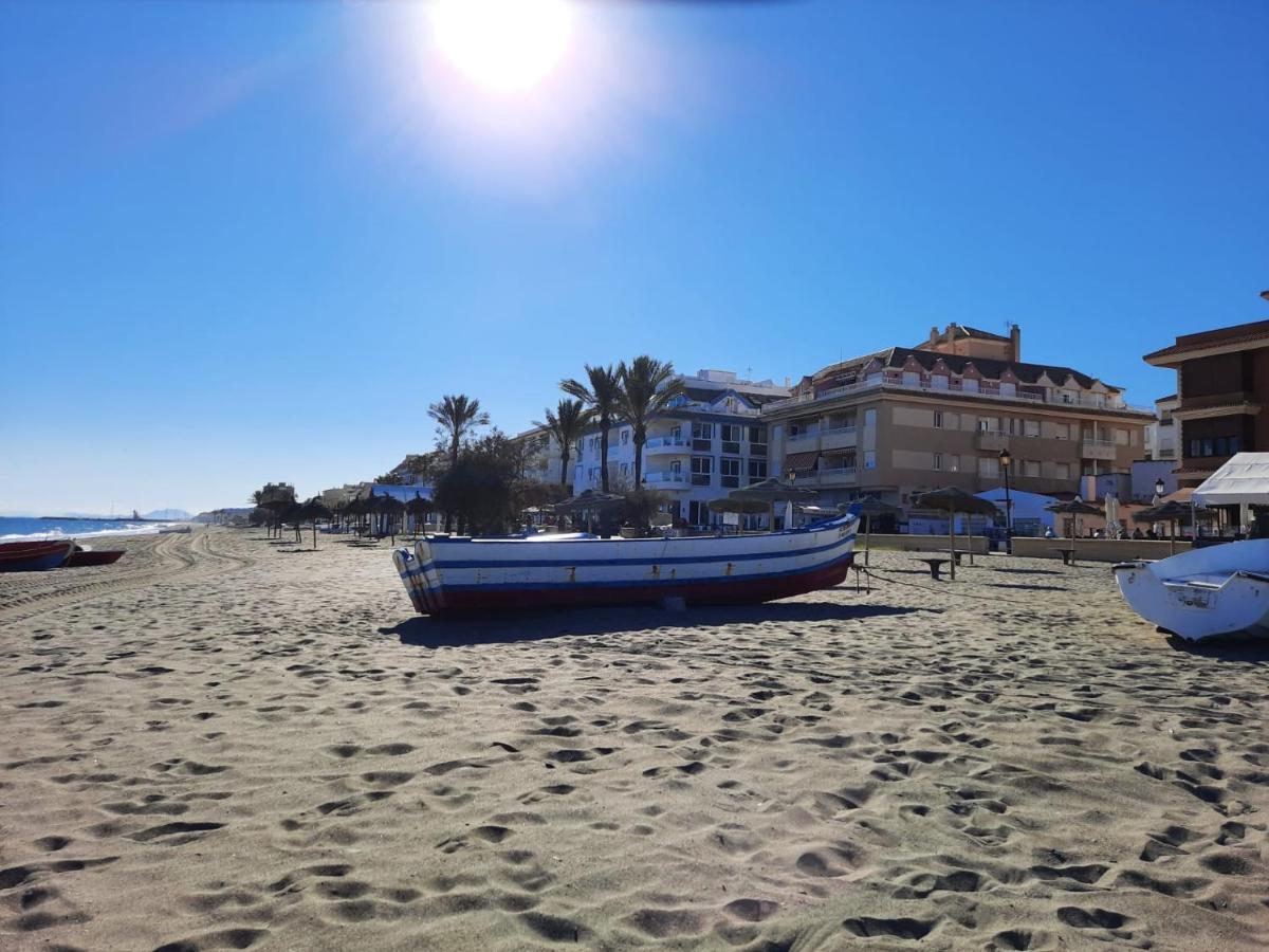 Noria 2, Pied Dans Le Sable, Magnifique Vue Mer, Piscine, Garage, Climatisation San Luis de Sabinillas Ngoại thất bức ảnh