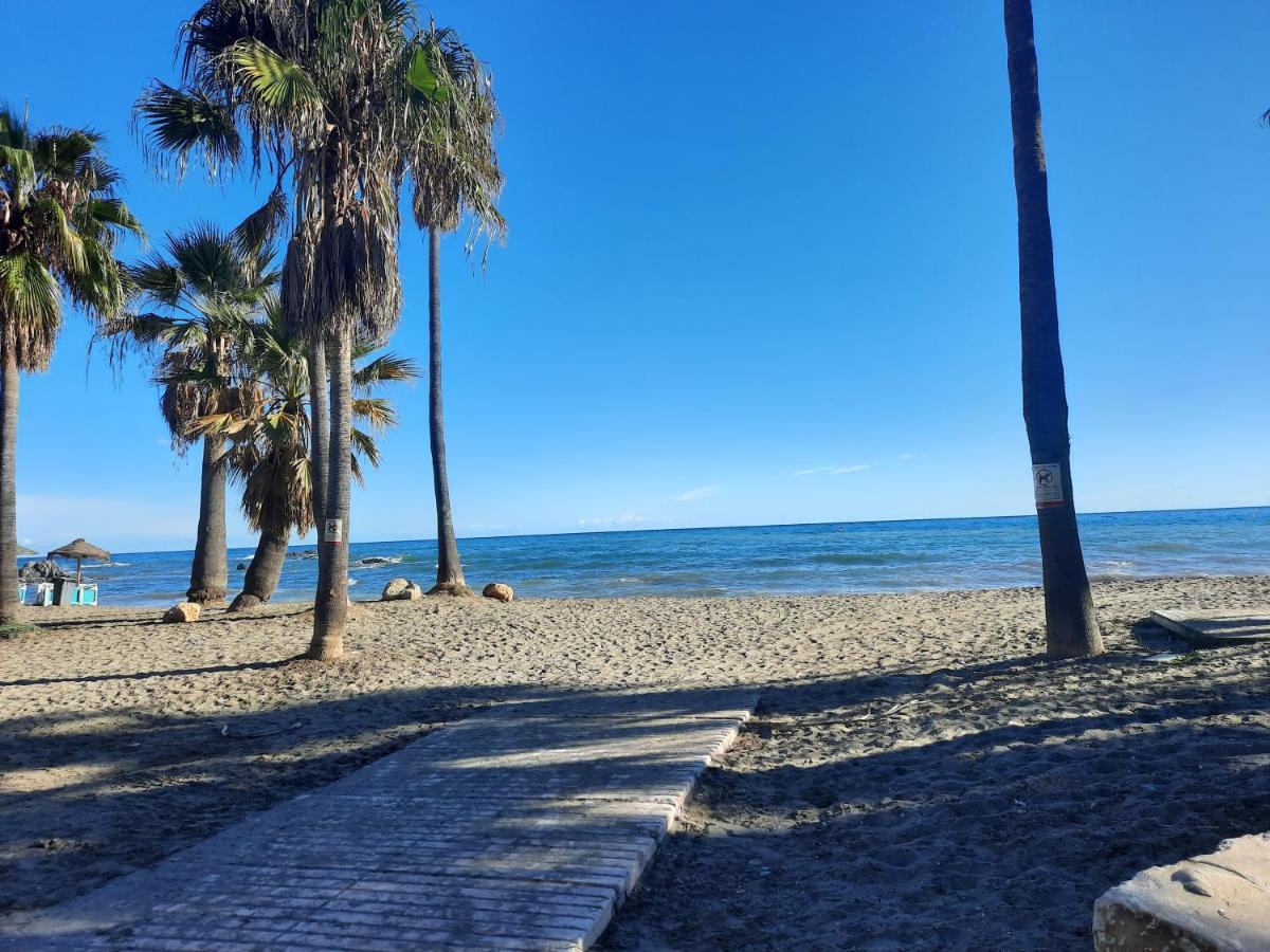 Noria 2, Pied Dans Le Sable, Magnifique Vue Mer, Piscine, Garage, Climatisation San Luis de Sabinillas Ngoại thất bức ảnh